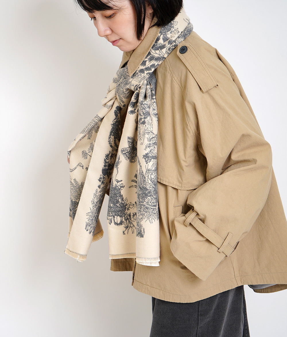 Reversible botanical stole