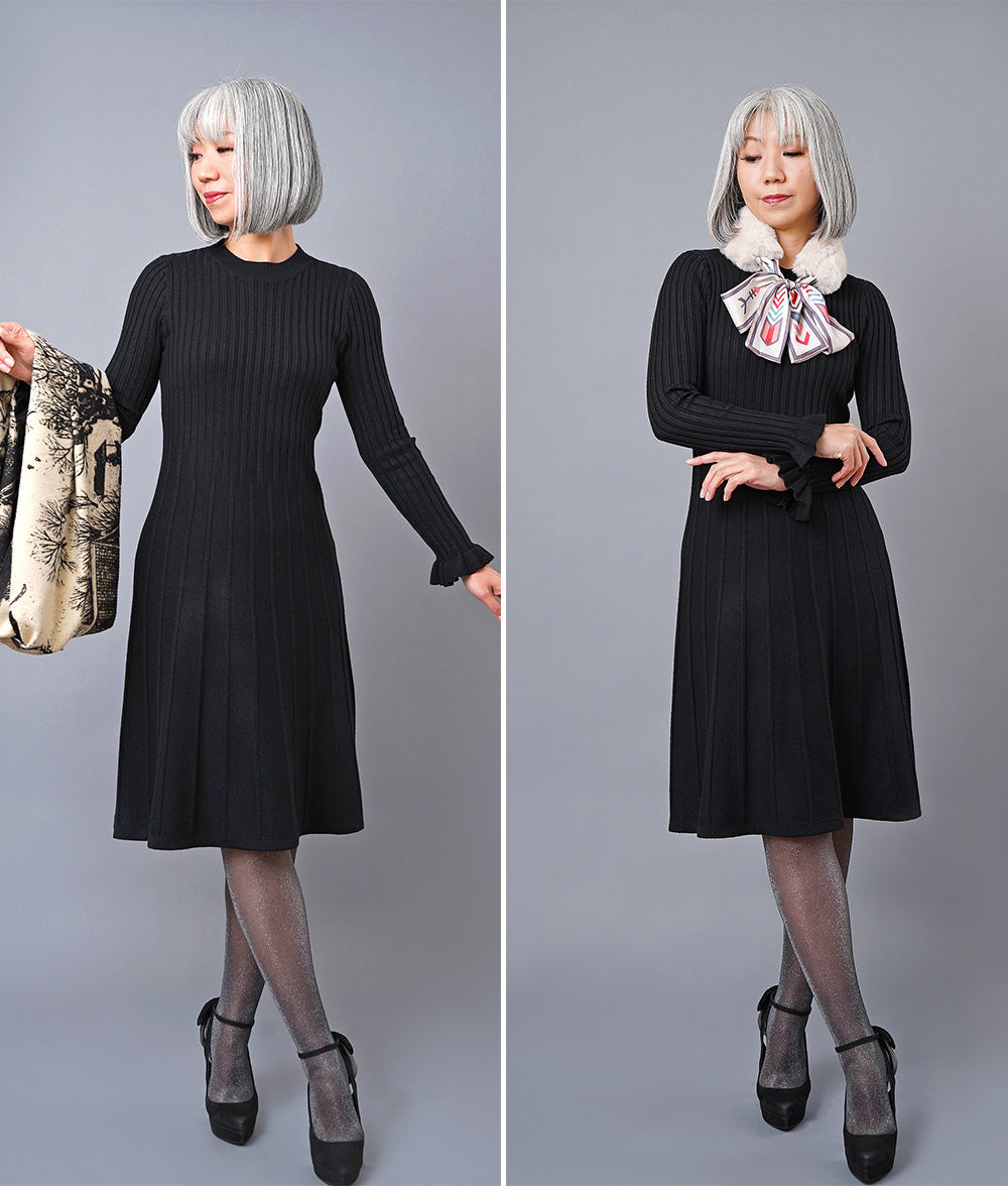 【SALE】Knit setup for an elegant