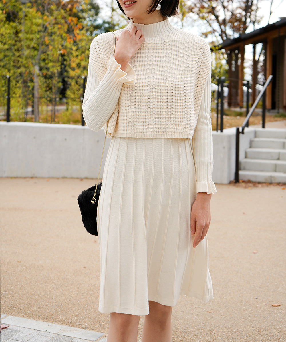 【SALE】Knit setup for an elegant