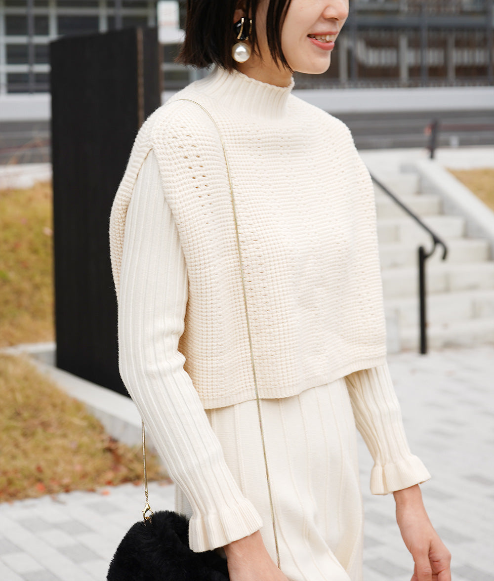 【SALE】Knit setup for an elegant