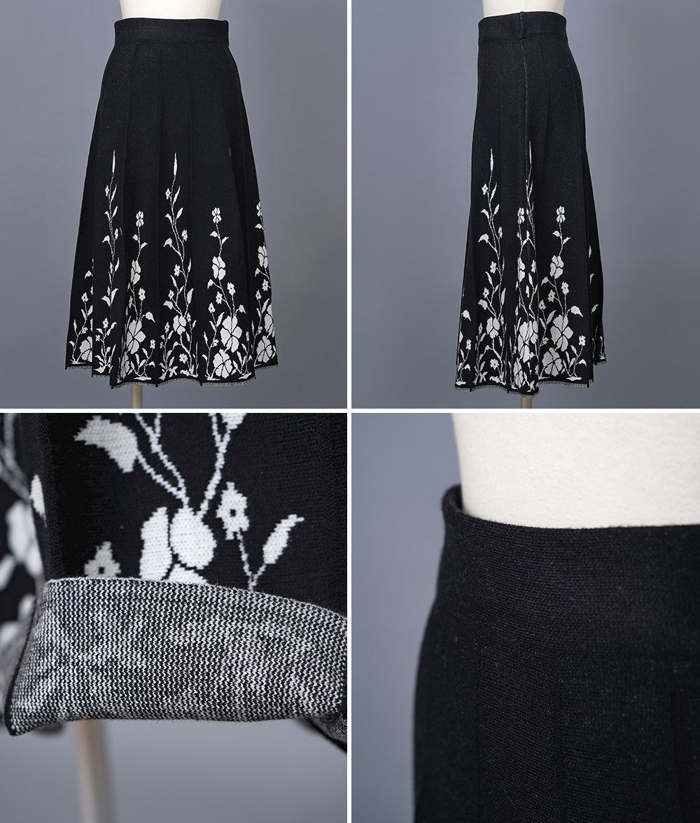 Beautiful silhouette pedicel knit skirt