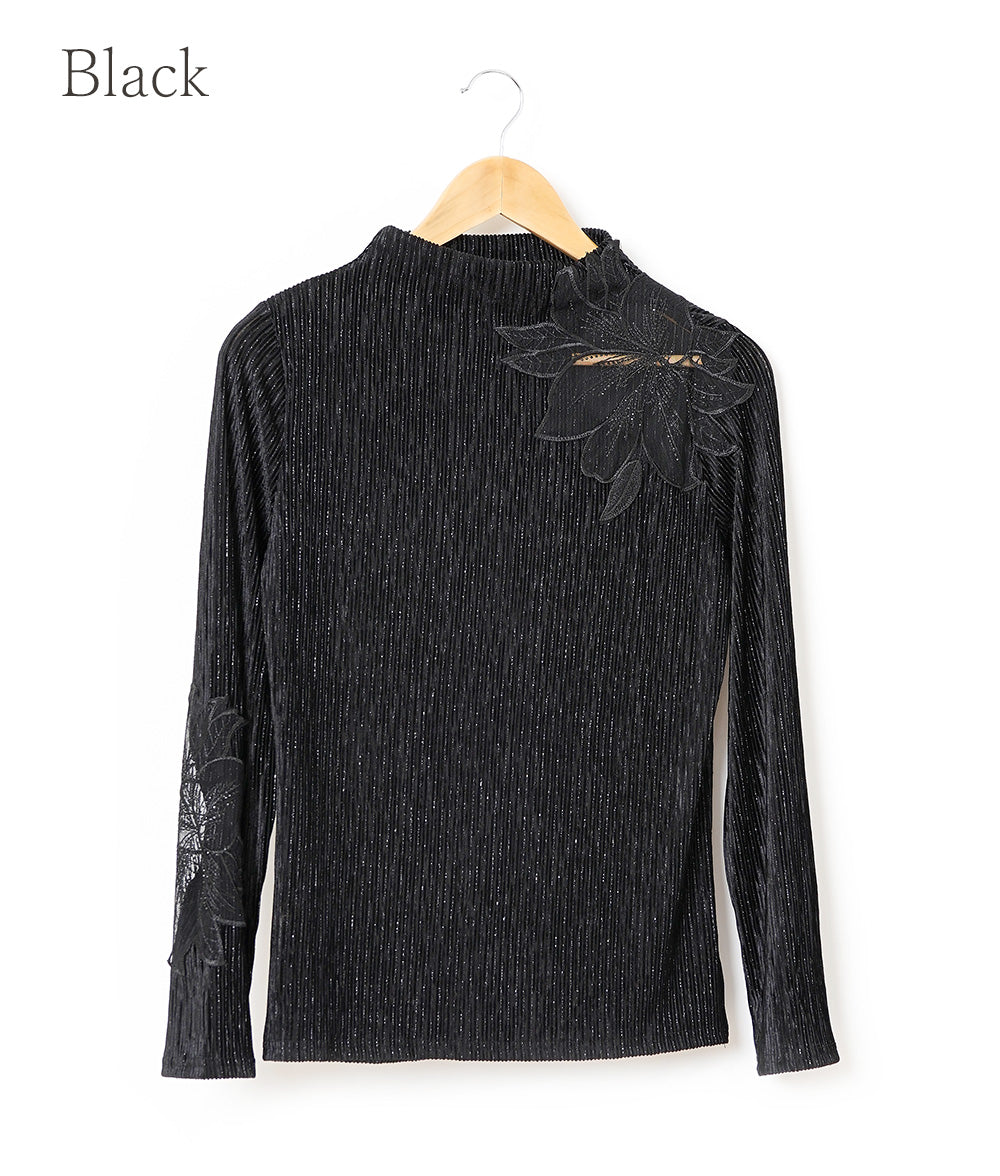 【SALE】Dressy floral embroidery cut and sew