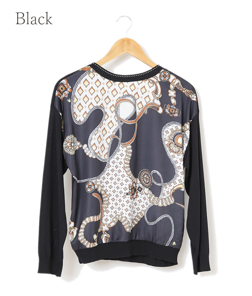 Vintage scarf pattern knit