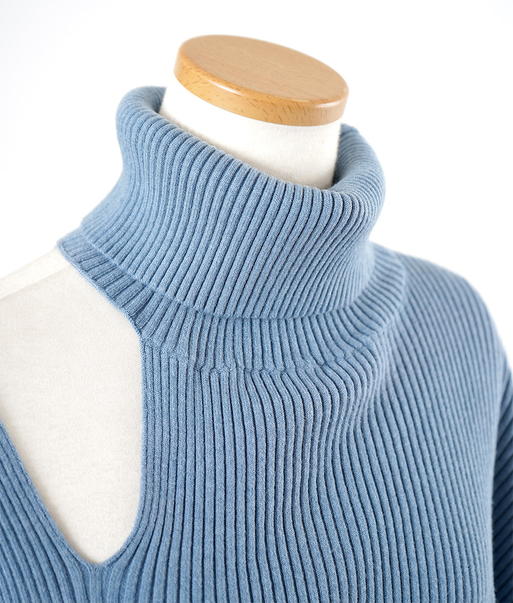 【SALE】Exquisitely balanced asymmetric knit