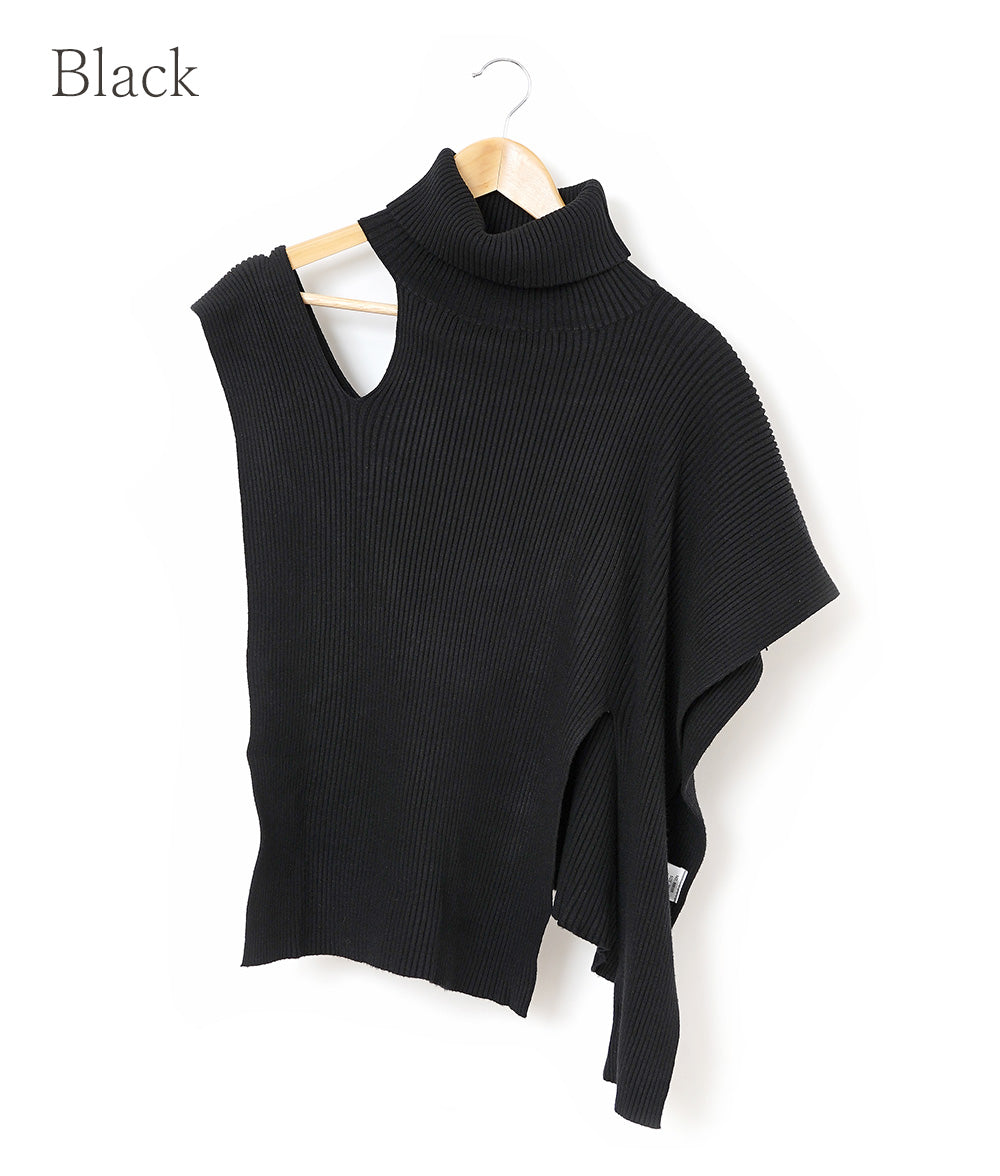 【SALE】Exquisitely balanced asymmetric knit