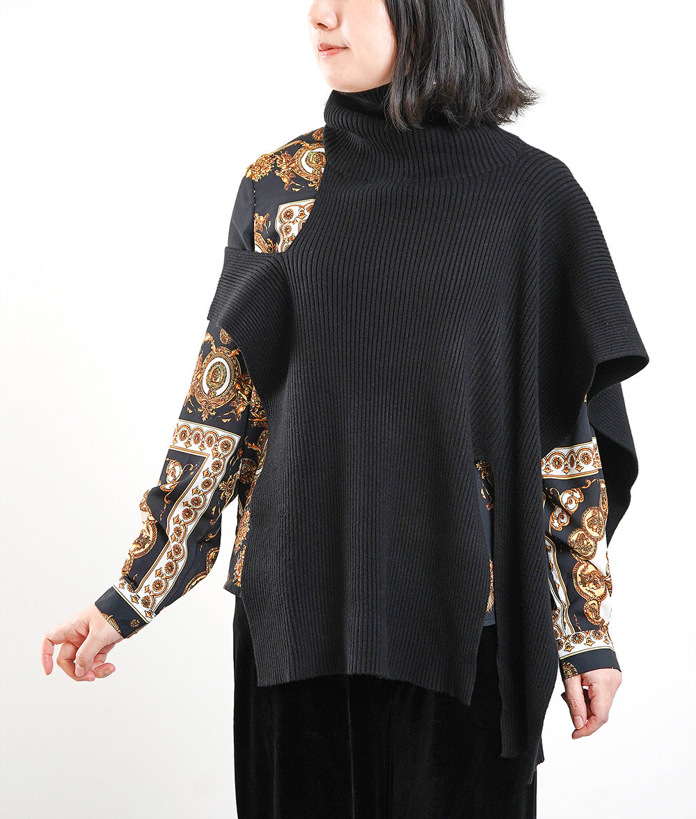 【SALE】Exquisitely balanced asymmetric knit