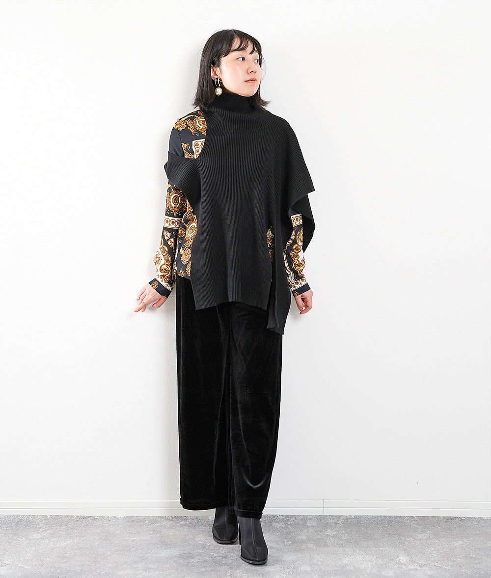 【SALE】Exquisitely balanced asymmetric knit