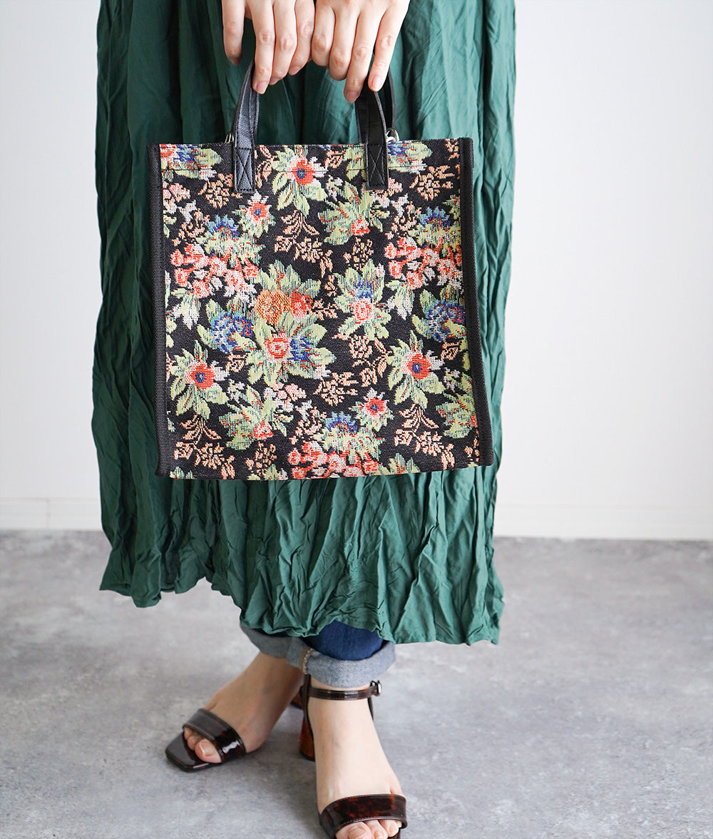 Elegant jacquard woven 2way bag