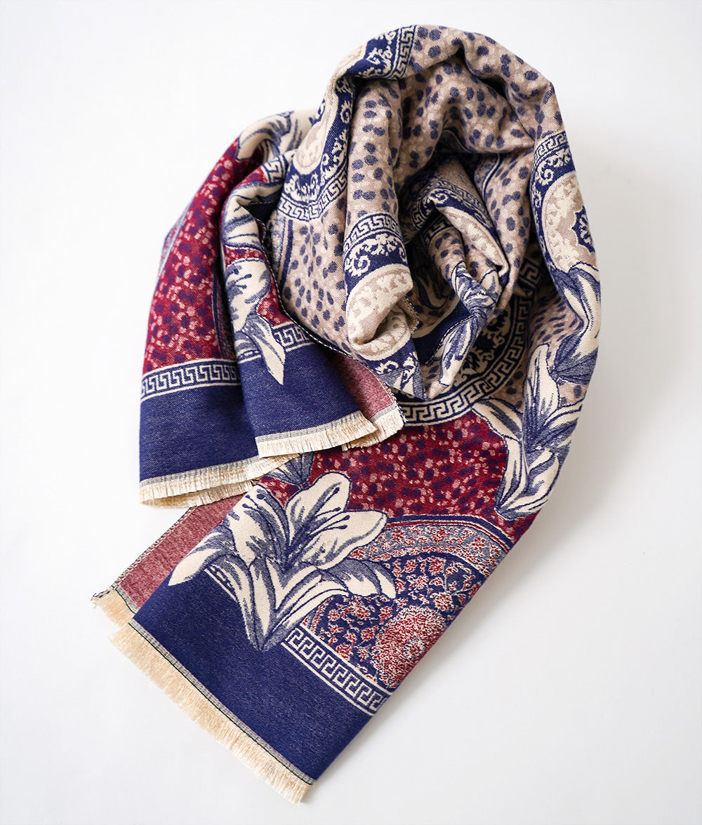 Moroccan flower oversized stole