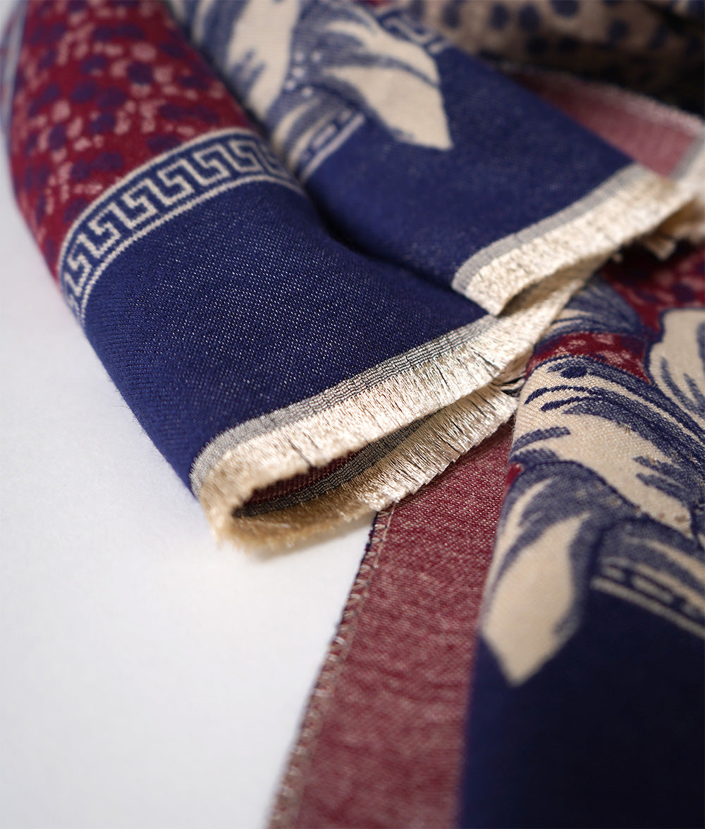 Moroccan flower oversized stole