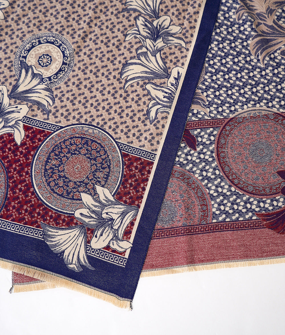 Moroccan flower oversized stole