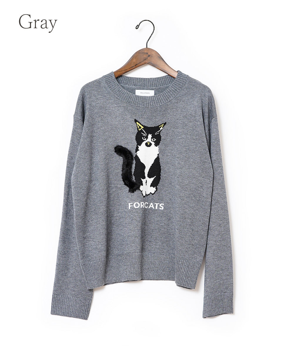 A must-see for fashionistas! cat knit