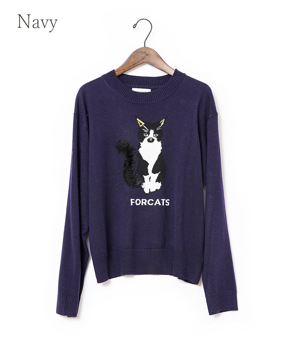 A must-see for fashionistas! cat knit