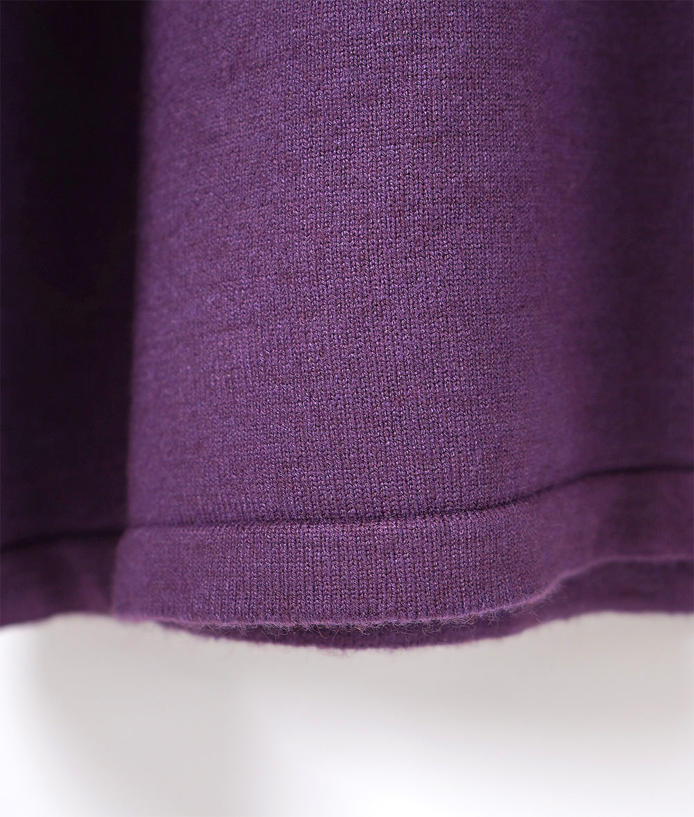 Point sleeve knit dress with belt