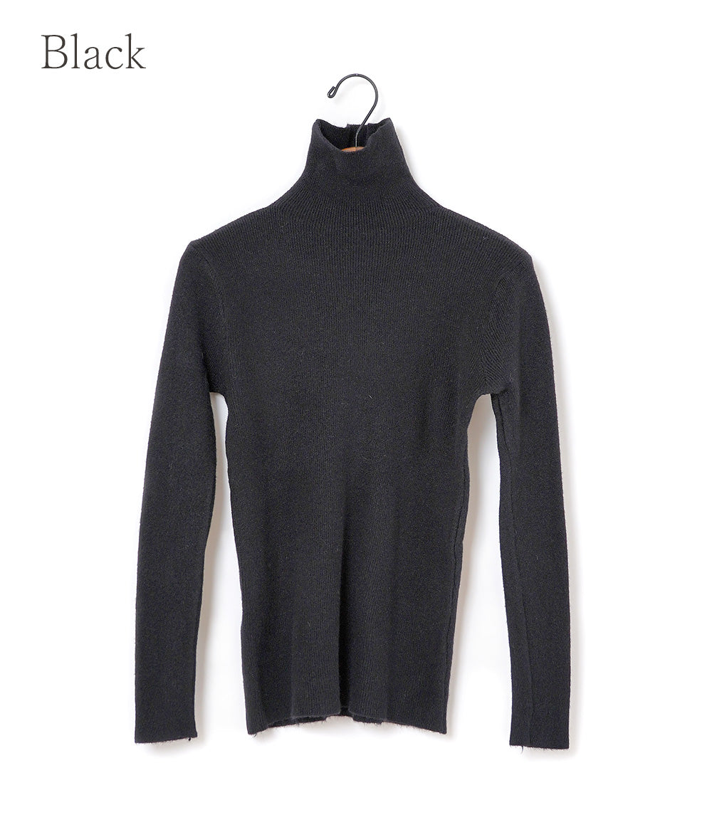 Heavily rotated simple turtle knit