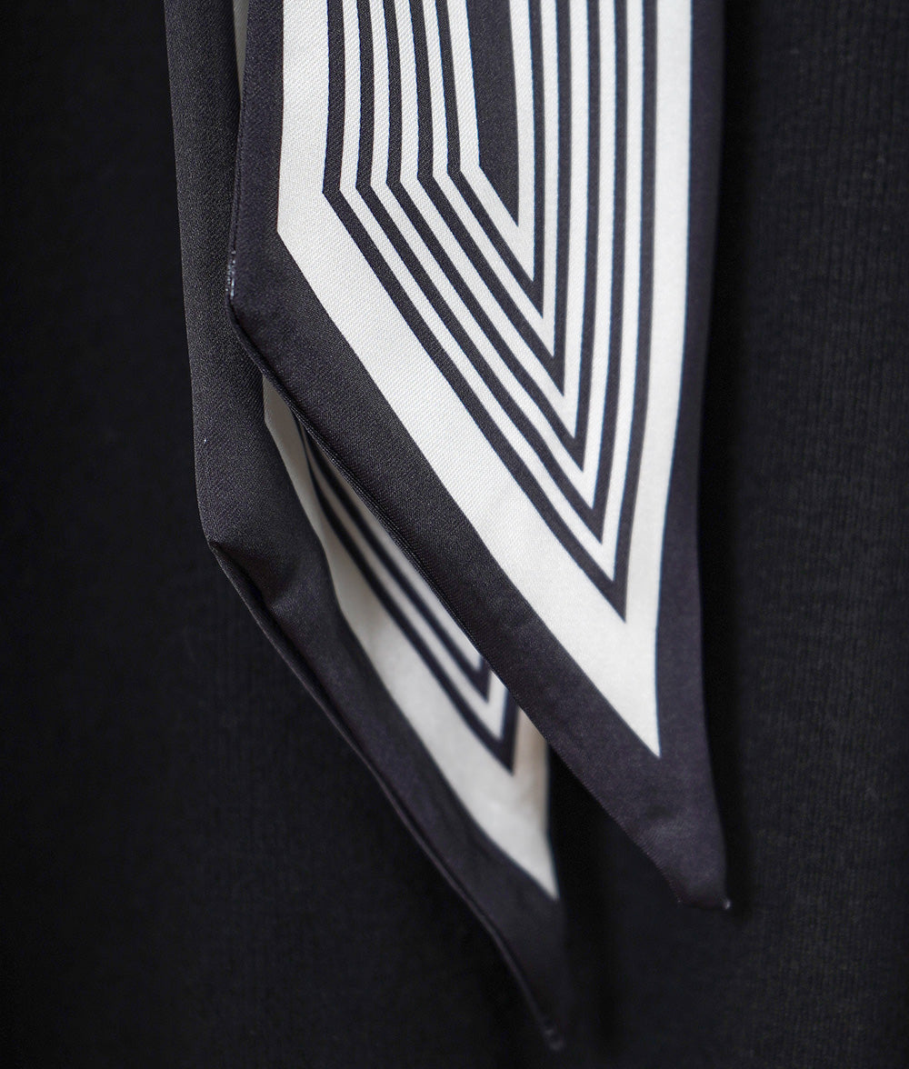 Striped ribbon knit