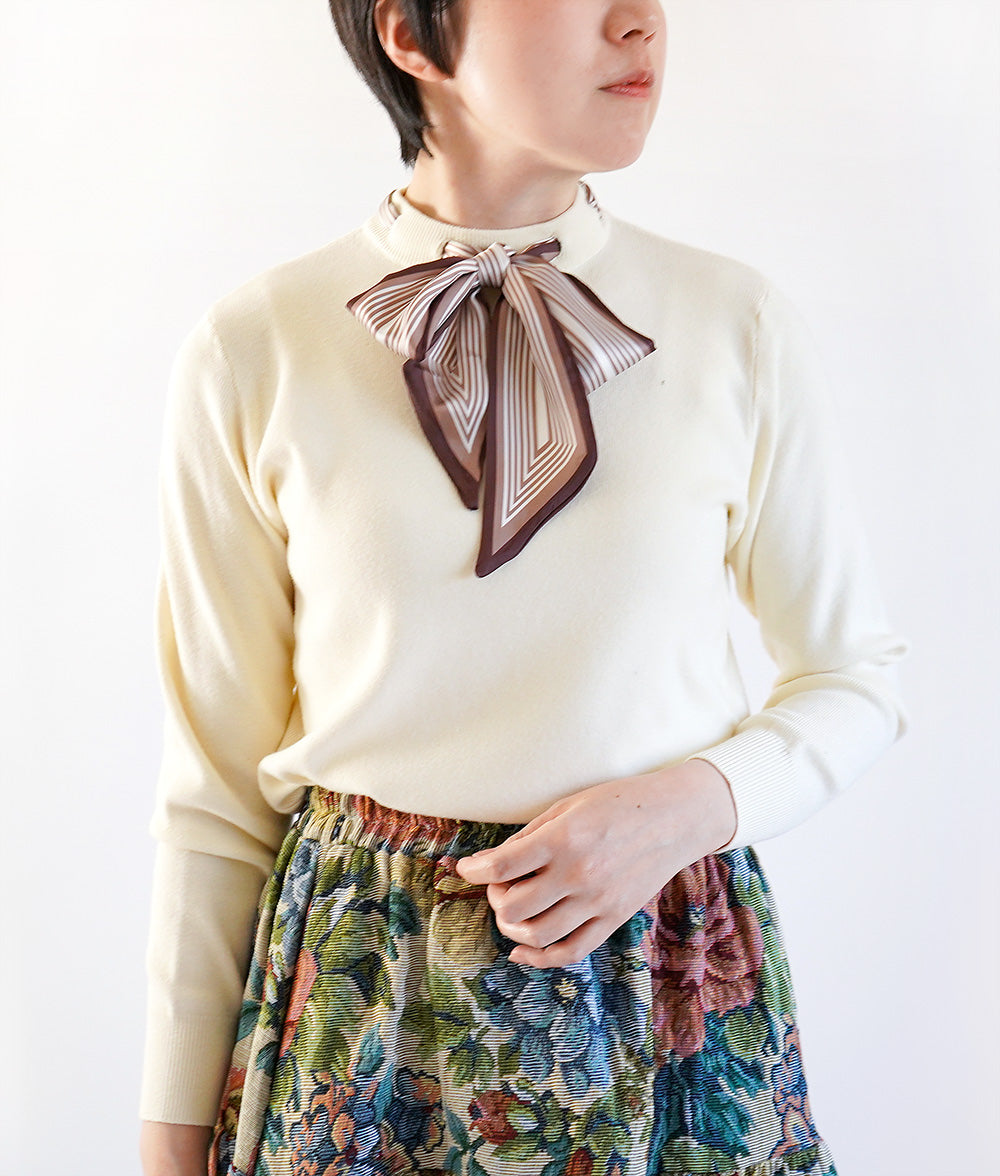 Striped ribbon knit