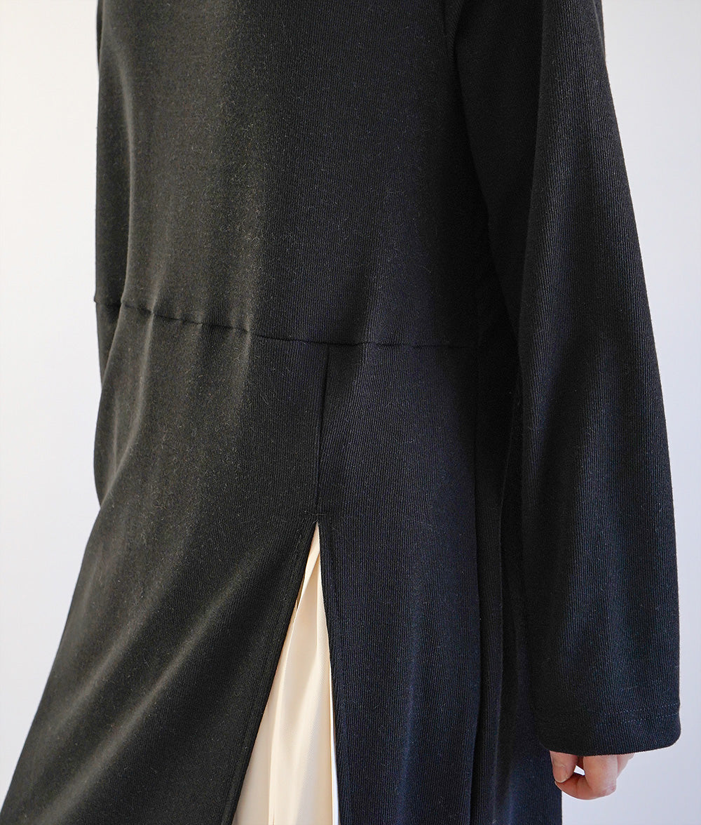【SALE】Pleated switching long dress