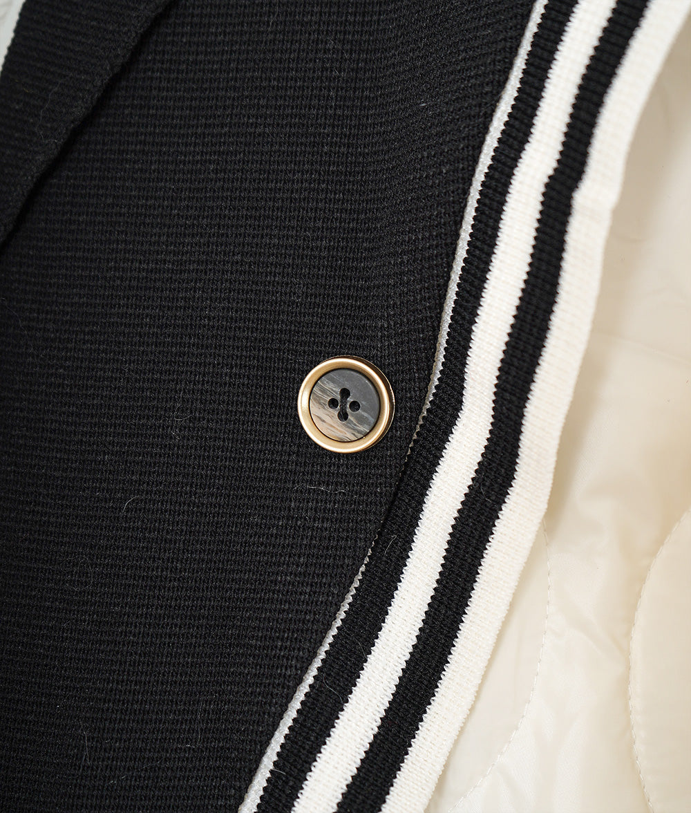Sporty down to play with false collar