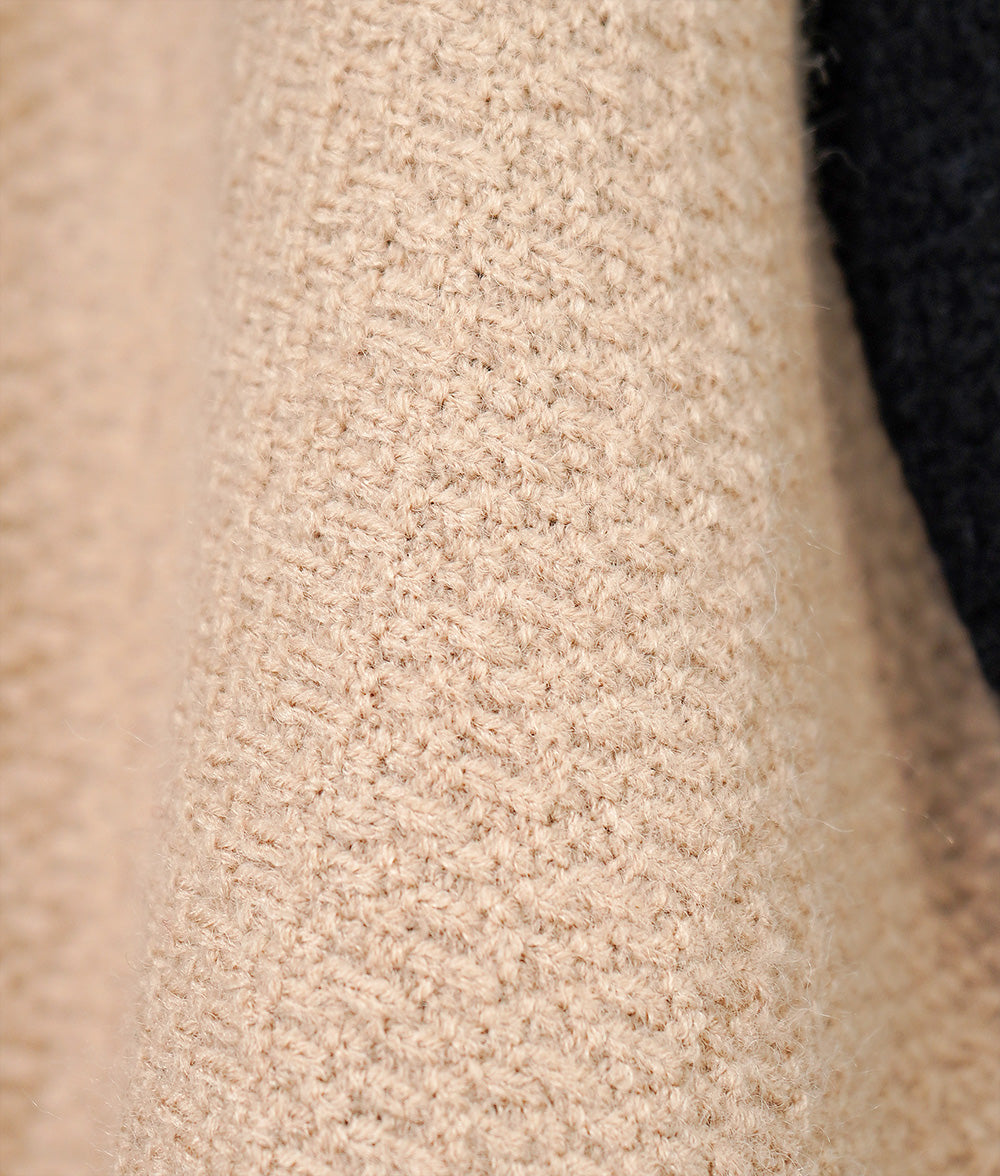 Lace and sweet bicolor knit