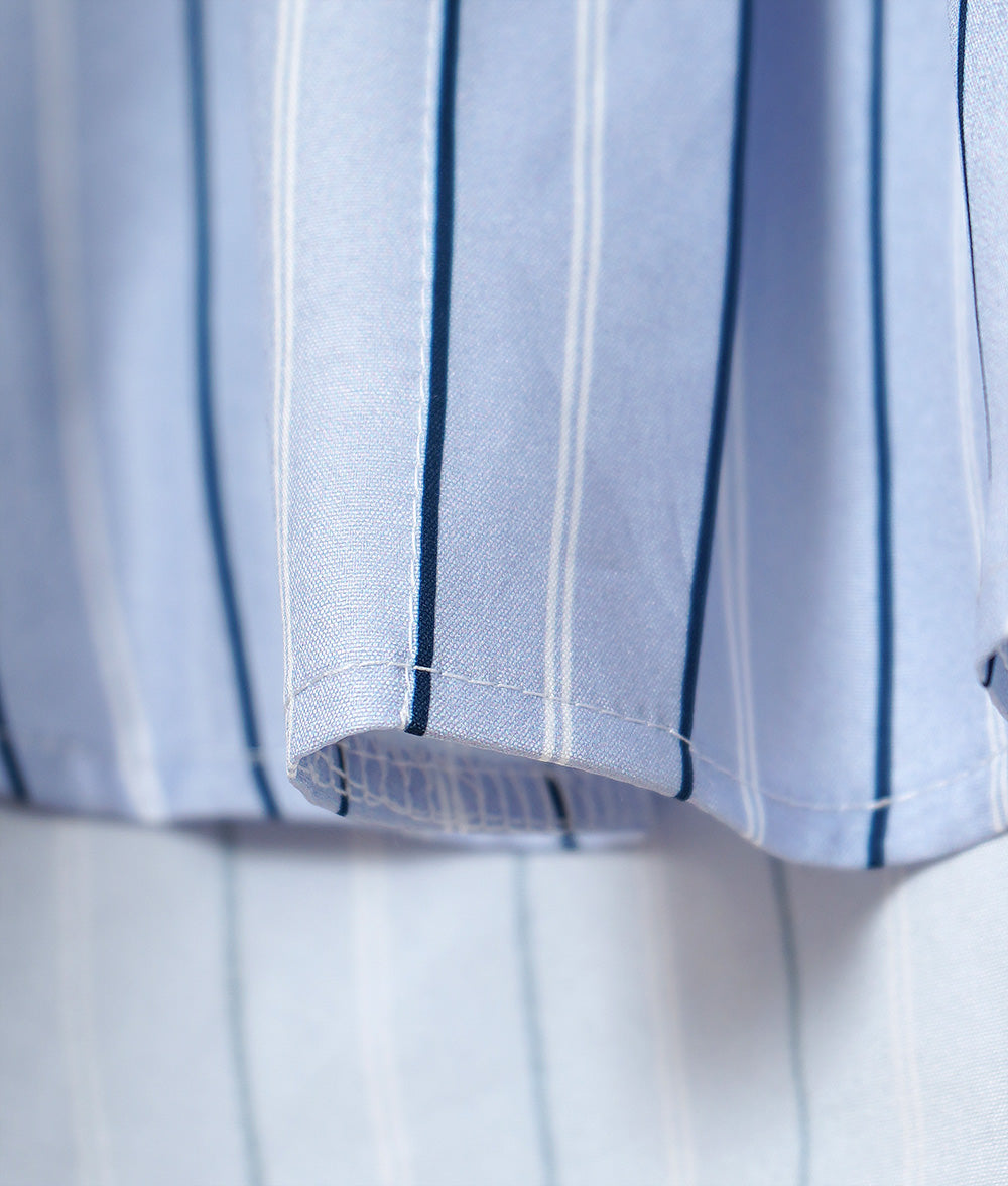 Layered cut and sew with wavy sleeves