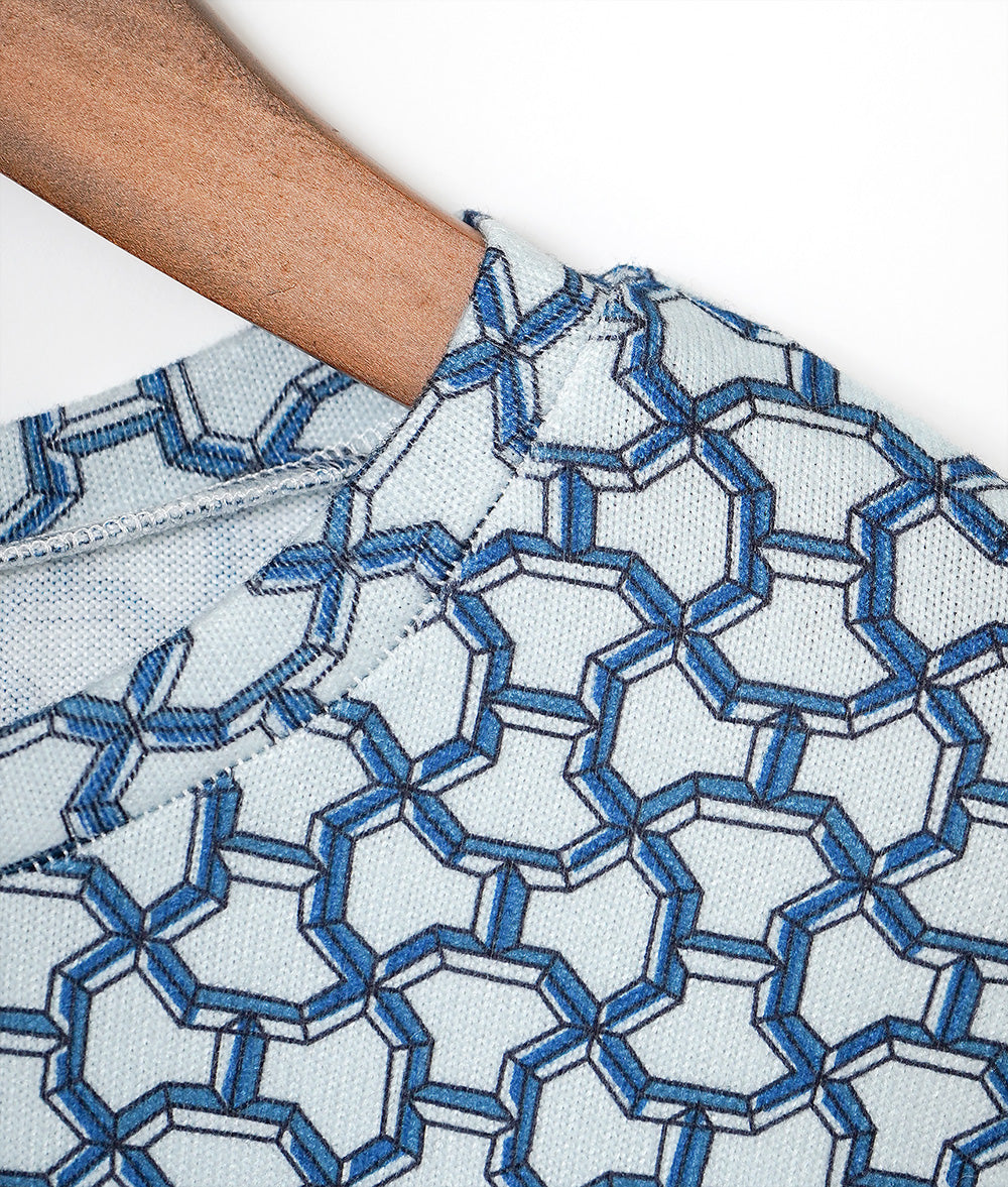 Chain and horse print top