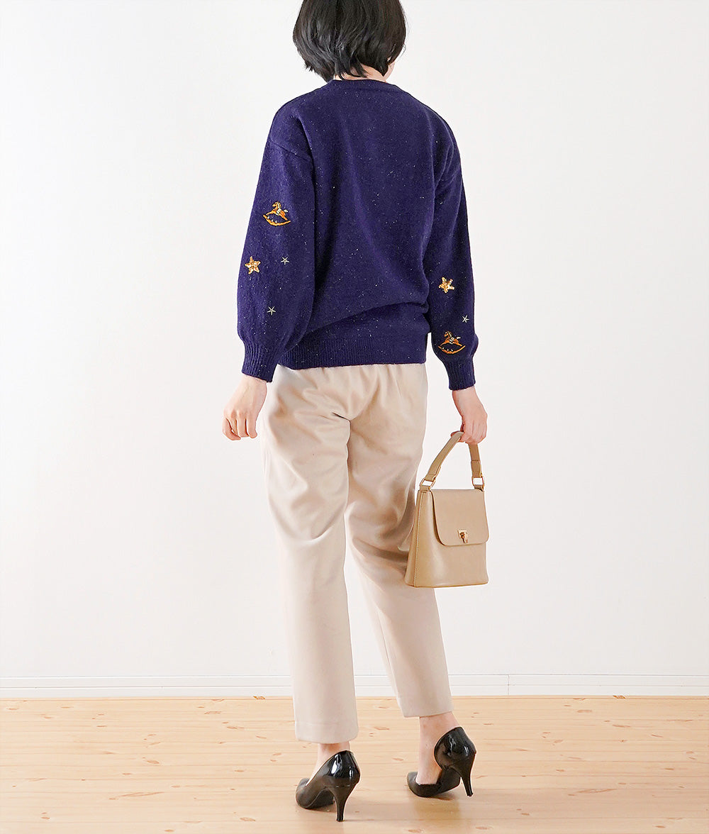 Night Sky Stars and Carousel Knit