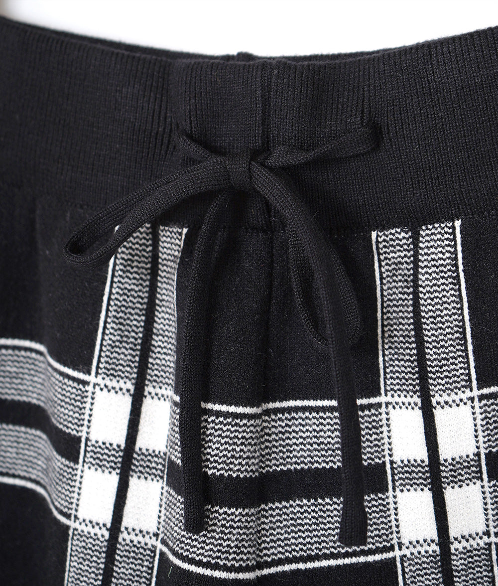 Almighty plaid knit pants
