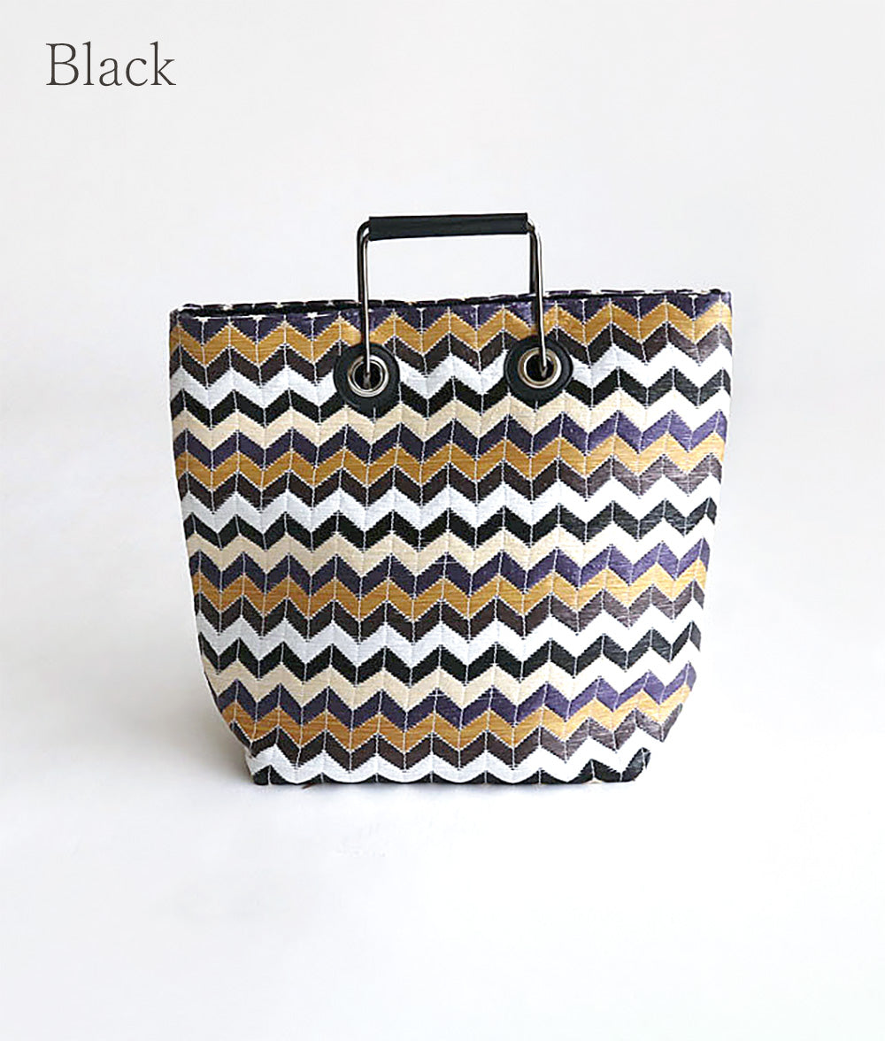 【SALE】Colorful chevron striped tote