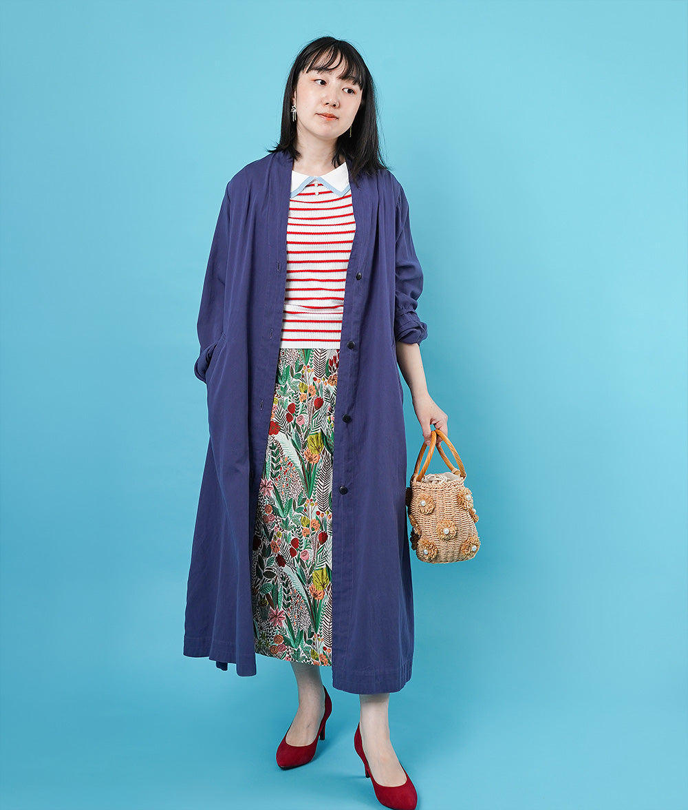 【SALE】Sophisticated no-color long coat