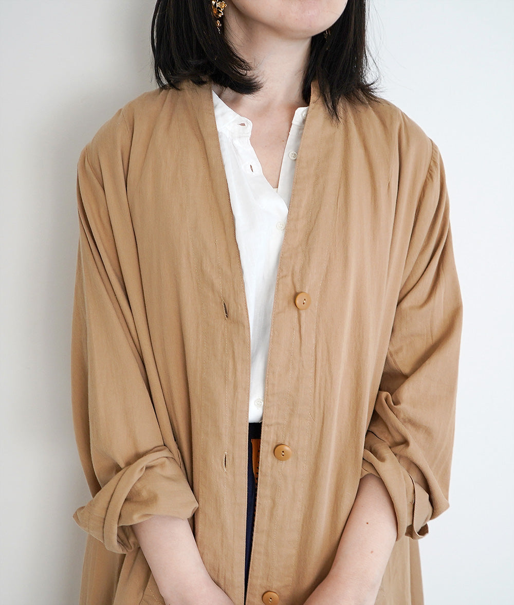 【SALE】Sophisticated no-color long coat