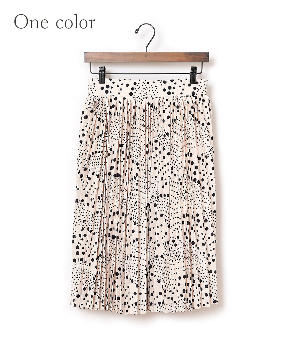 【SALE】Random dot feminine skirt