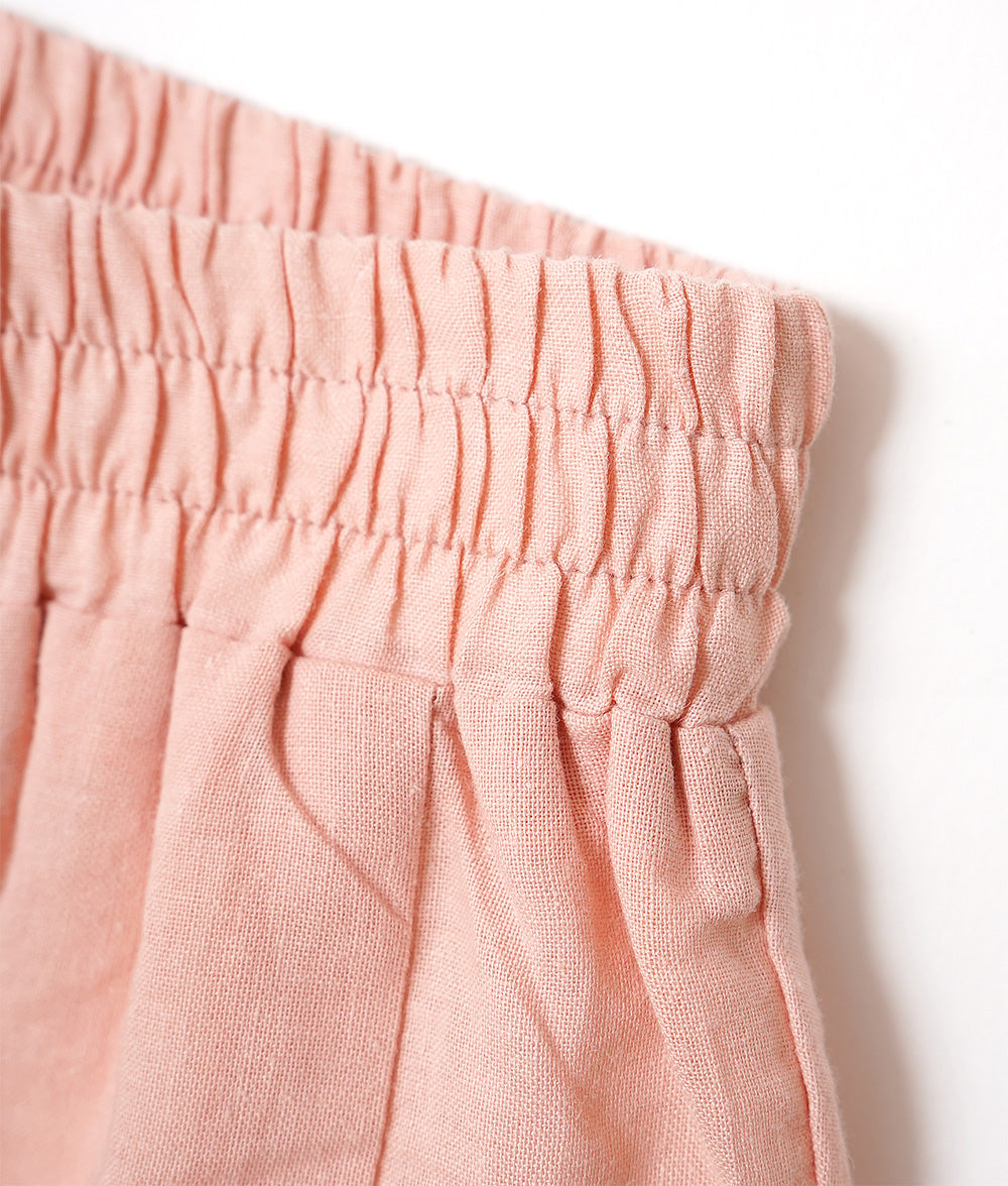 Salmon pink lantern pants