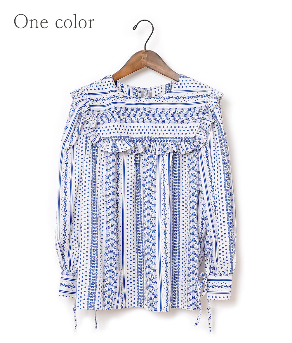 【SALE】Pedicel striped tops