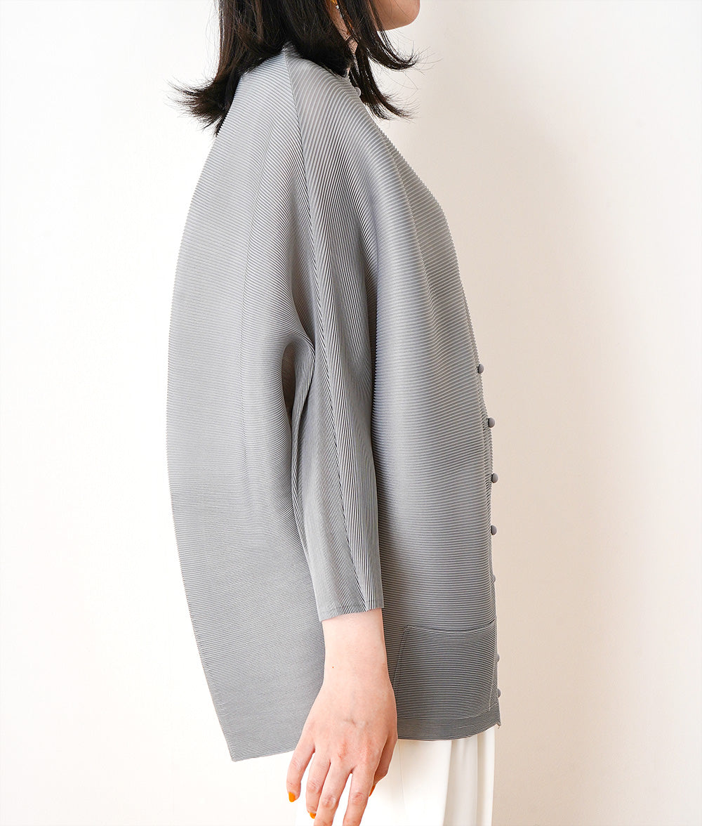 【SALE】Loose and unique pleated cardigan