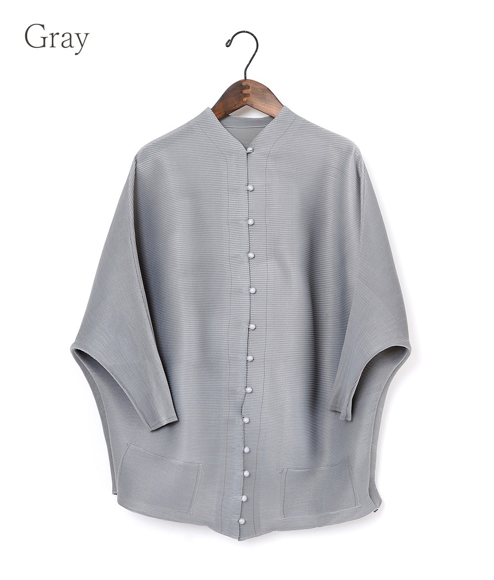【SALE】Loose and unique pleated cardigan