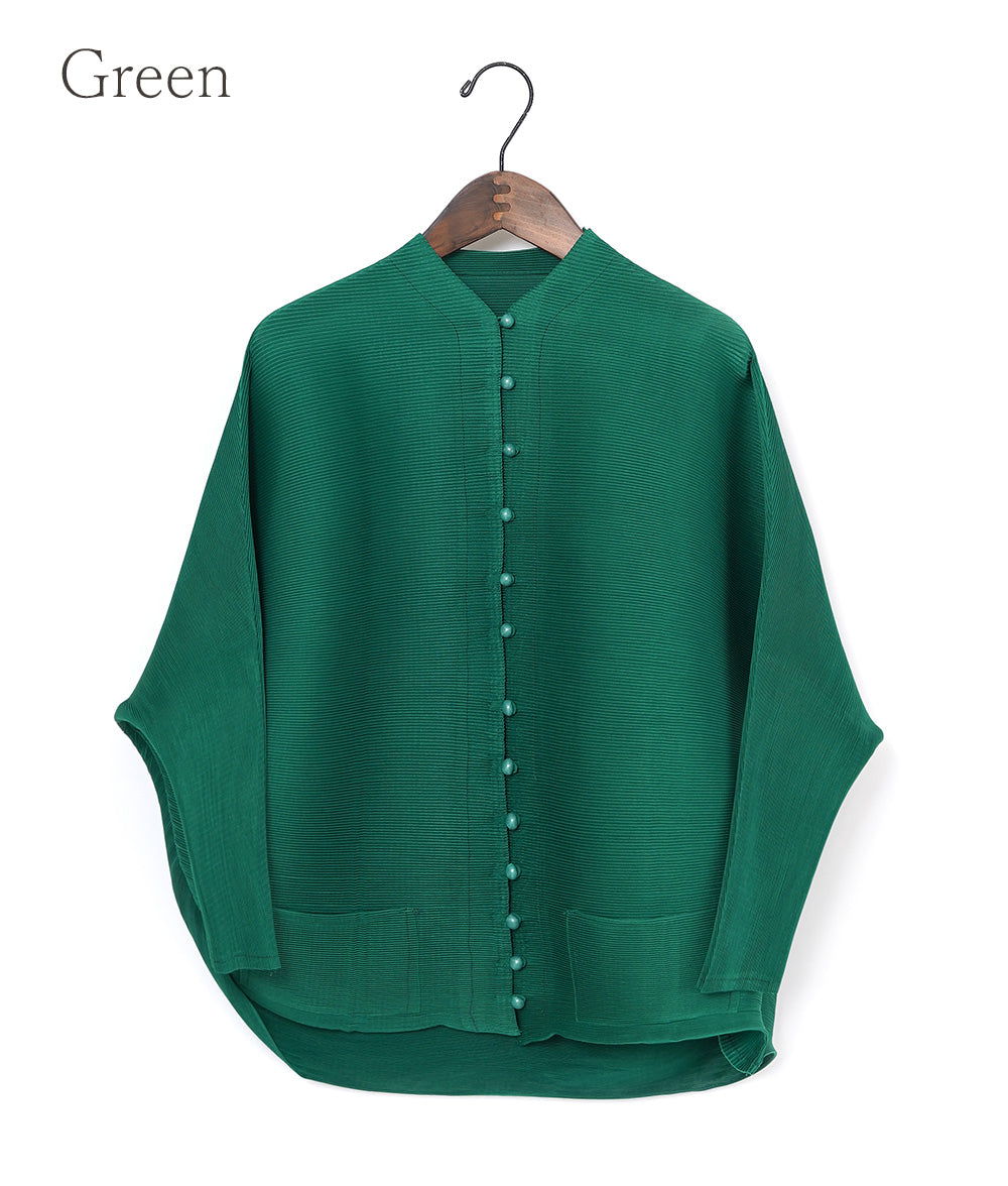 【SALE】Loose and unique pleated cardigan
