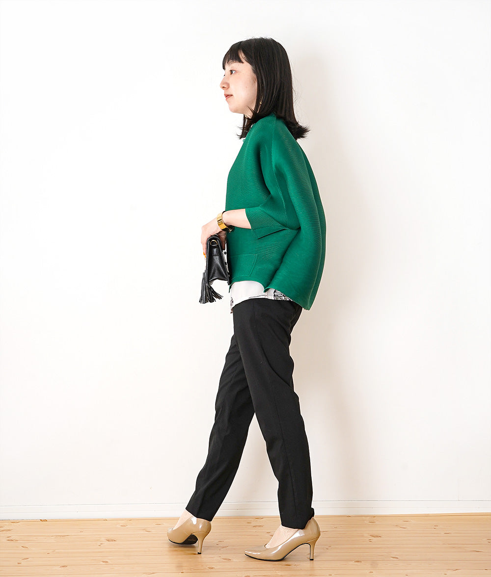 【SALE】Loose and unique pleated cardigan