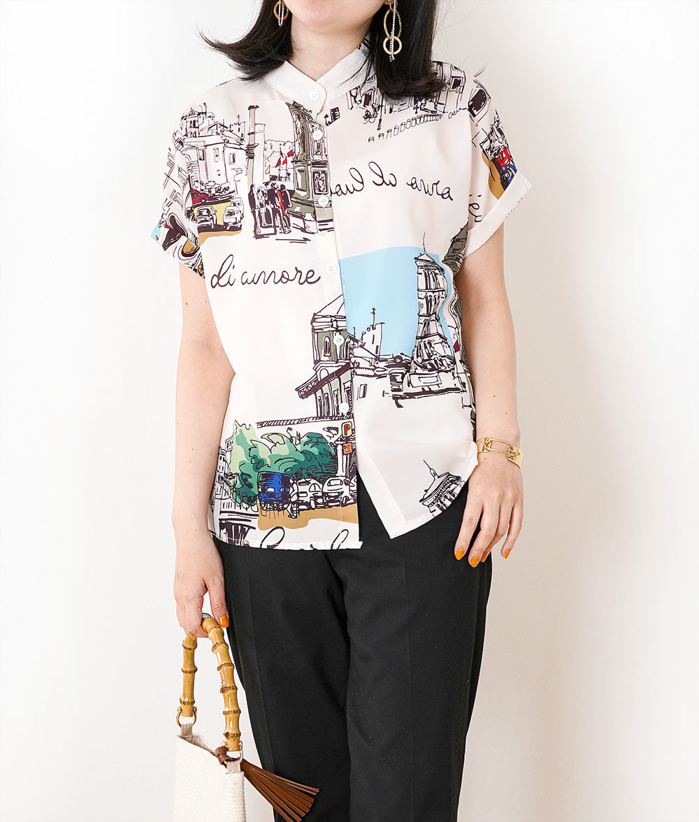Artistic Parisian French shirt