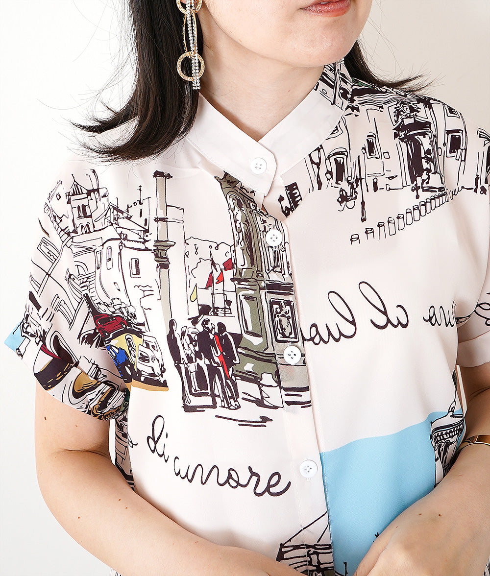 Artistic Parisian French shirt