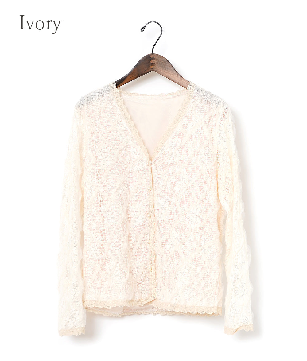 【SALE】Gorgeous lace light cardigan