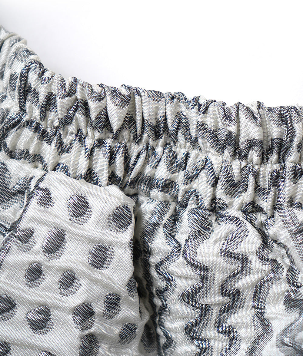 Plump fluffy jacquard volume skirt
