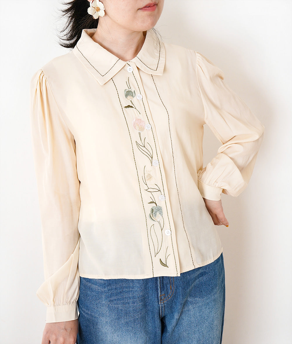 【SALE】Somewhere nostalgic tulip blouse