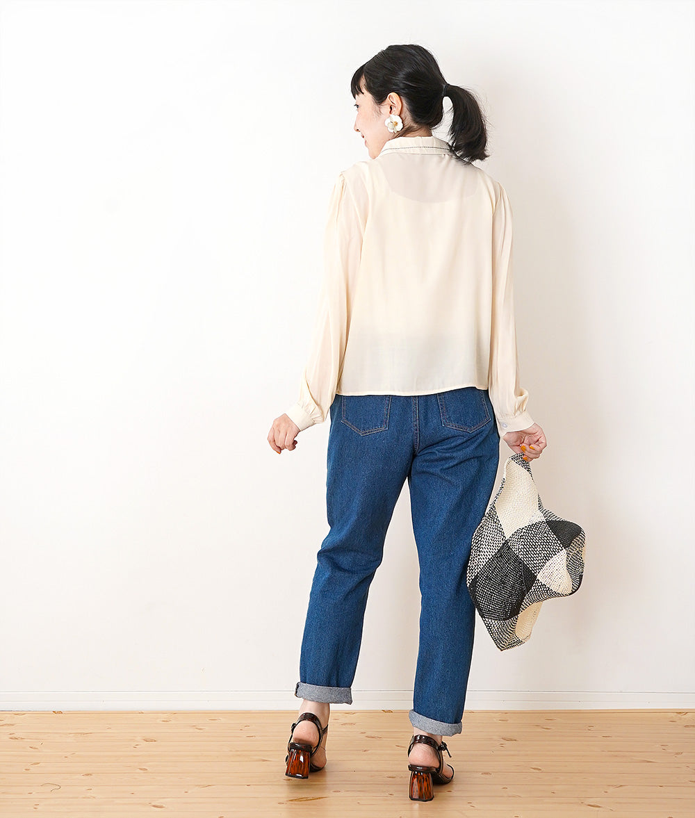 【SALE】Somewhere nostalgic tulip blouse