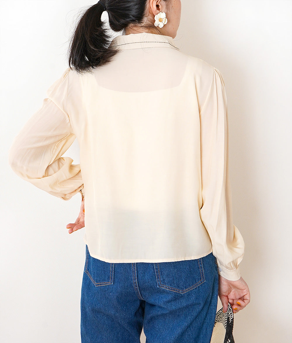 【SALE】Somewhere nostalgic tulip blouse