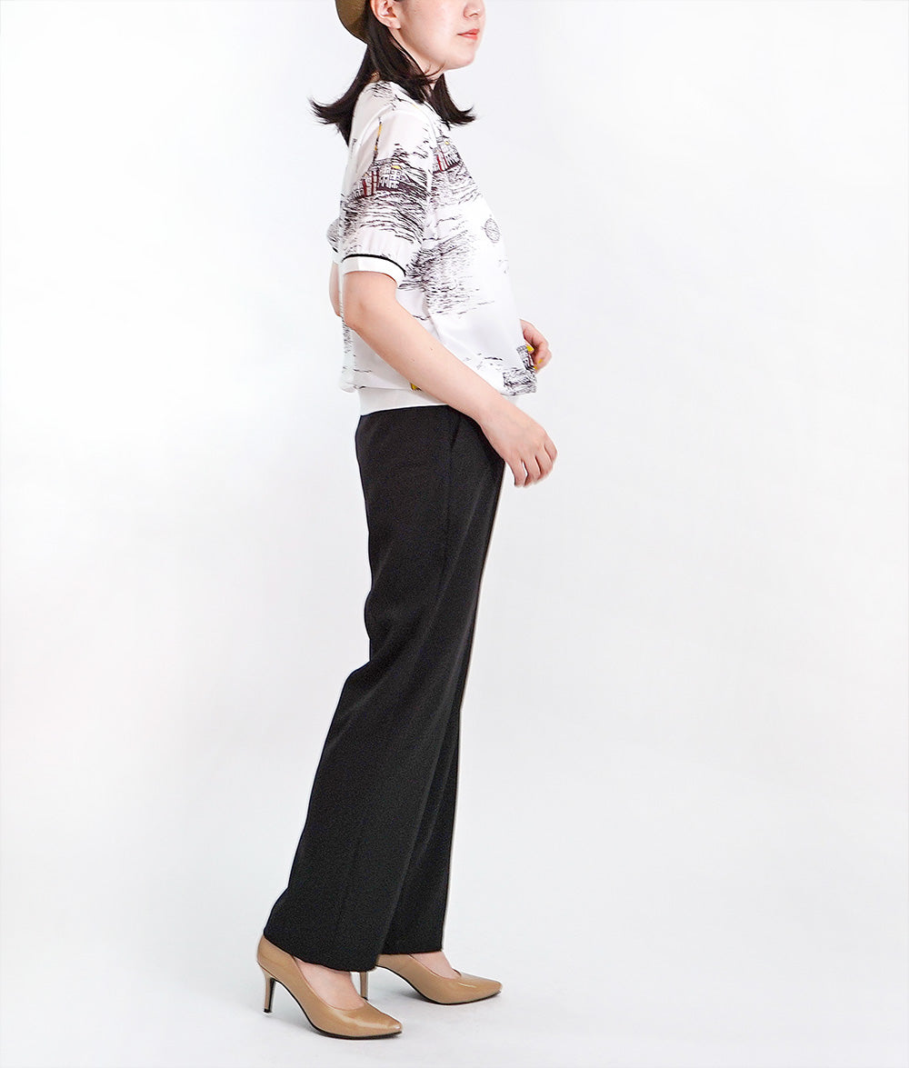 Traveling landscape painting print tops
