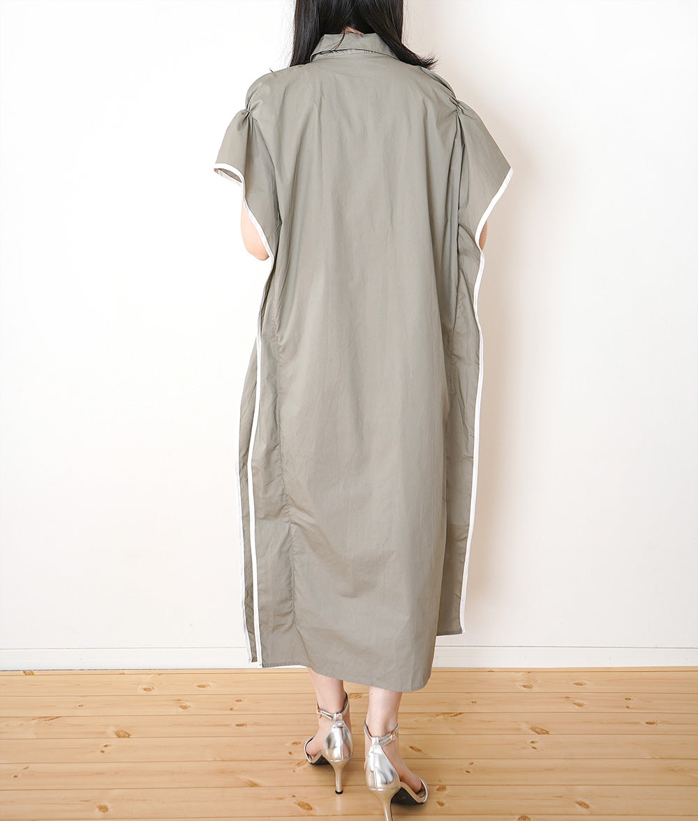 【SALE】A shirt dress that gives off a straight personality