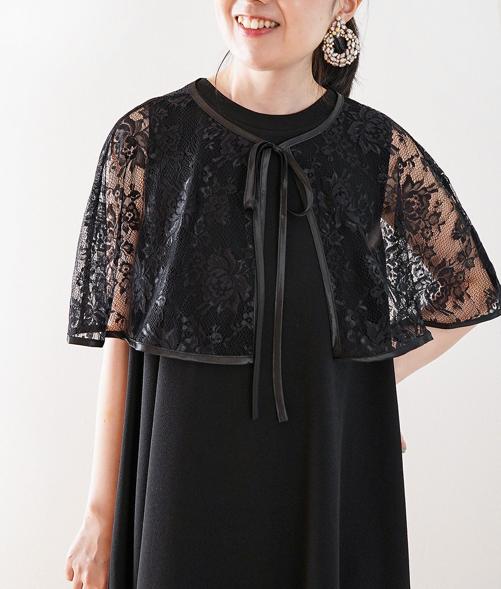 【SALE】Black lace detachable collar