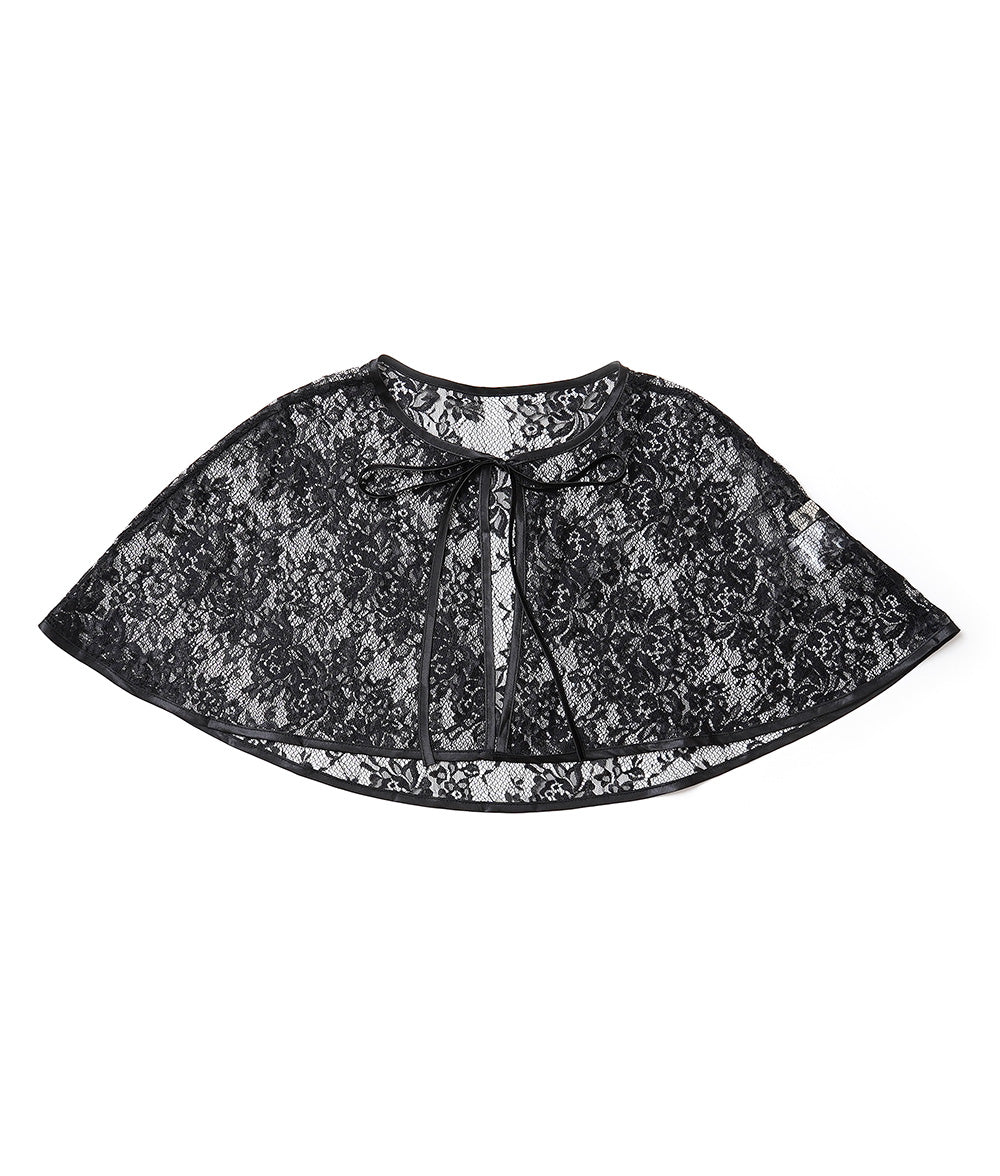 【SALE】Black lace detachable collar