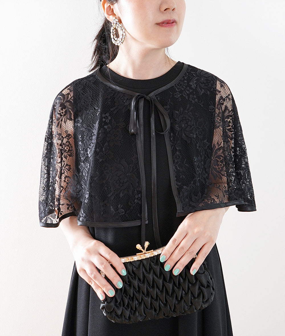 【SALE】Black lace detachable collar